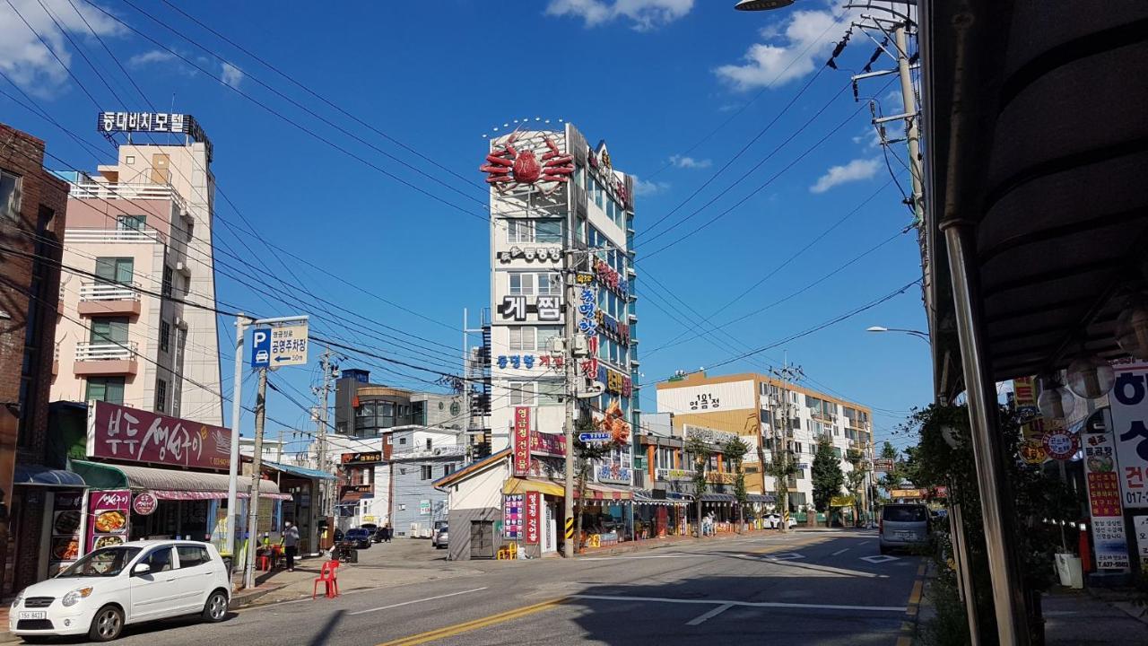 Lighthouse Beach Motel Sokcho Exterior foto